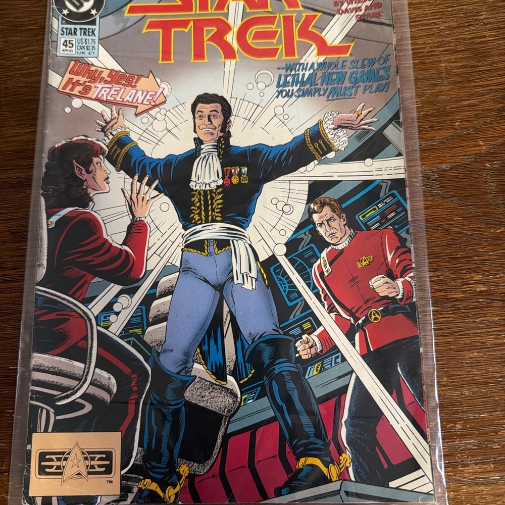 Star Trek #45 (1993) • Trelane Returns • Vintage DC Comics • VF Condition